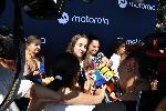 СОФИЯ - Летище София - Посрещане на олимпийските ни шампионки от ансамбъла по художествена гимнастика