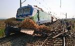 Влакът Бургас-София блъсна камион на прелез край Карнобат