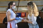 София - БЧК раздават листовки за ползата от ваксините