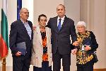 Румен Радев връчи почетния знак на президентството на трима изтъкнати културни дейци