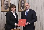 Президентът връчи мандат за съставяне на правителство на БСП