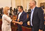 София - Народно събрание - Среща между БСП и ИБНИ