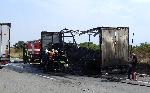 Любимец - Изгорял прицеп на ТИР