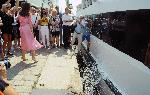 Стефани Кирякова стана кръсница на кораб в Бургас