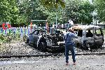София - Изгорели автомобили