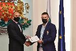 София - Президентът награди олимпийските ни медалисти