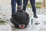 София - протест на рестьорантьорите - арест на човек с бомбички и димки