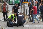 София - протест на рестьорантьорите - арест на човек с бомбички и димки