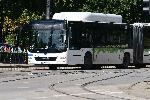 София - катастрофа между трамвай и автобус