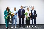 София - Наградиха олимпийските медалистки в борбата и каратето