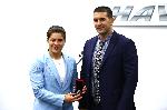 София - Наградиха олимпийските медалистки в борбата и каратето