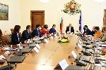 София - Стефан Янев се среща с Националното сдружение на общините в Република България