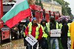 София - протест пътни строители
