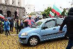 София - протест пътни строители