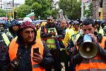 София - протест пътни строители