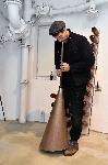 Скулпторът Мартиан Табаков представи своите необичайни музикални инструменти във Водната кула
