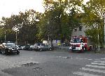 Голям брой противопожарна техника се появи пред Пета градска болница в София