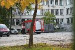 София - Противопожарна техника пред Пета градска болница