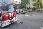 София - Противопожарна техника пред Пета градска болница