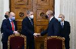 София – Среща на президента със служебните министри