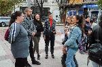 Бургас - Родителска среща на открито срещу новите ковид мерки в училище