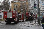Пожар избухна в центъра на София, горя сграда паметник на културата