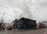 София - Пожар в бившето заведение "Син сити" - Площад "Възраждане"
