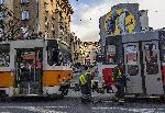 София - Аварирал трамвай