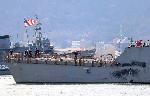 Американски боен кораб акостира на пристанище Варна