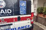 София - Пирогов - Транспортиране на оцелял от катастрофа с автобус сърбин