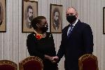 София - Президентство - Румен Радев се среща с Наталия Канем