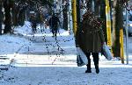 София - непочистени тротоари в София