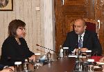 София - Президентът се среща с БСП - Консултации