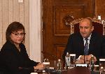 София - Президентът се среща с БСП - Консултации