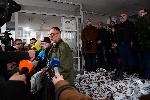 София - министерство на културата - протест в подкрепа на Вестник Труд