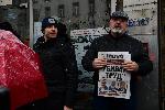 София - министерство на културата - протест в подкрепа на Вестник Труд