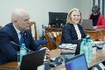 Новият министър на правосъдието откри заседанието на ВСС