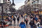 Столичната Витошка се изпълни с народ на втория ден от Коледа