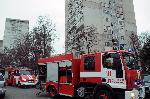 Пожар в 18 етажен блок в Бургас