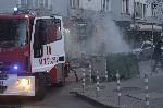 София - запалена кофа за боклук
