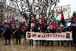 Протест на ВМРО по време на Консултативния съвет за национална сигурност в Президентството