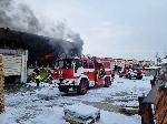София - Пожар в промишлена сграда в квартал Дружба