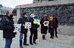 Протест в Бургас срещу евентуална война с Украйна