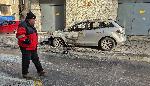 Лек автомобил изгоря тази нощ във Варна