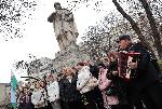 Варна - Поклонение пред паметника на Капитан Петко Войвода