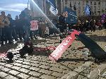 София – Протест на пожарникари в столицата