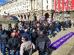 София – Протест на пожарникари в столицата