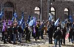 София – Протест на пожарникари в столицата