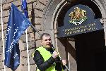 София – Протест на пожарникари в столицата