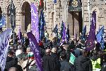 София – Протест на пожарникари в столицата